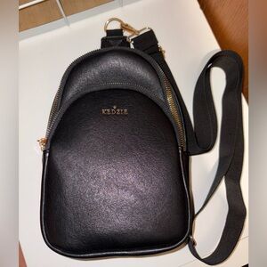 NWOT Kenzie Vegan Letter Crossbody/Sling Bag